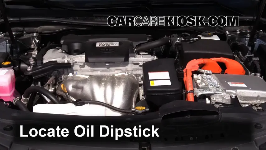 2016 Toyota Camry Hybrid LE 2.5L 4 Cyl. Oil Check Oil Level
